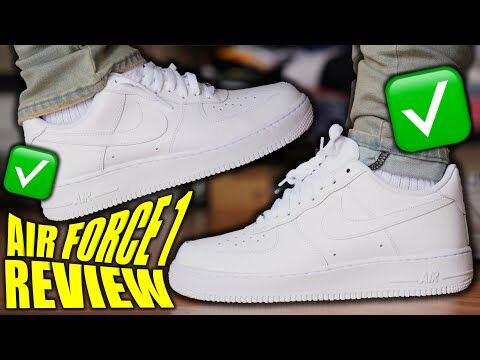 Nike Air Force 1 REVIEW & ON-FEET! WATCH BEFORE YOU BUY! EVERYTHING YOU NEED TO KNOW & LOOSE LACES!