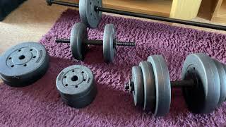 Opti dumbbell set online 30kg