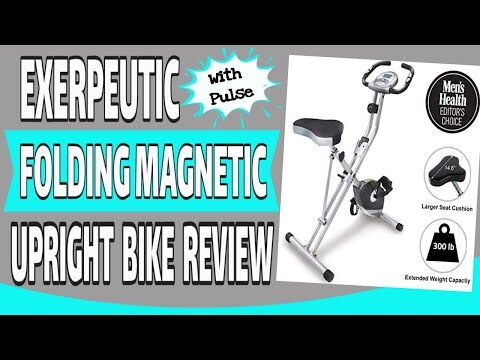 Exerpeutic Folding Magnetic Upright Bike with Pulse Review - Marcy Foldable Exercise Bike Review